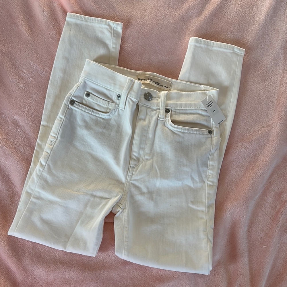NWT GAP True Skinny Super‎ High Rise Crop